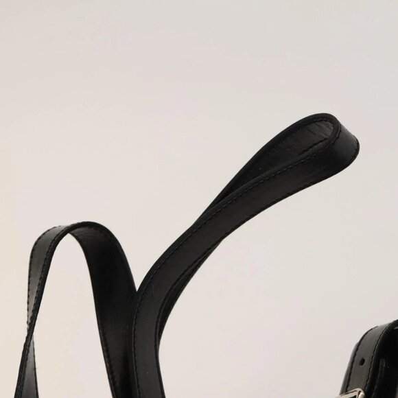 GUCCI Bamboo Backpack Enamel Black Silver 003 2034 0030 Auth 135553 - Picture 10 of 16